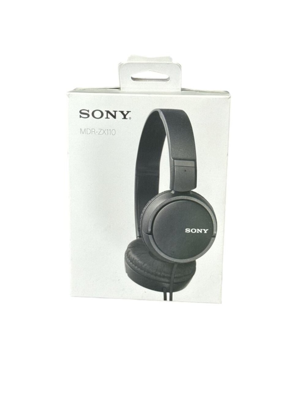 Sony MDR-ZX110 Wired Stereo Headphones With 3.5mm Jack Black Foldable Design New